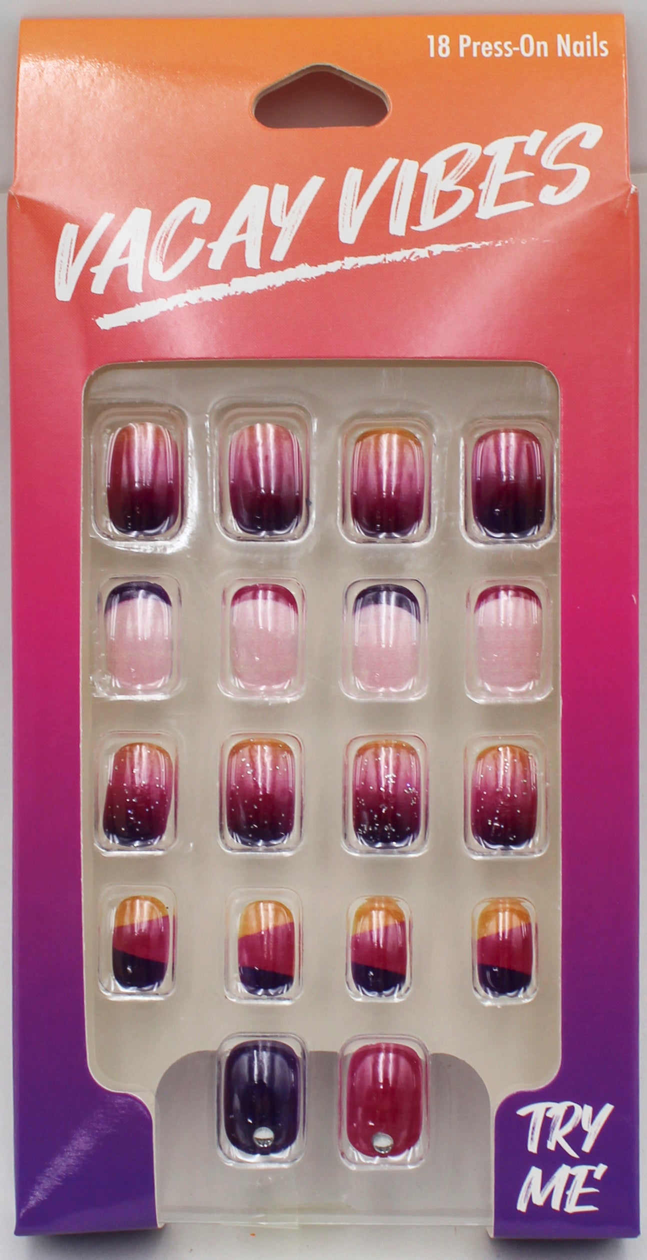 Vacay Vibes NI Press-On Nails 24pc Wholesale Pack