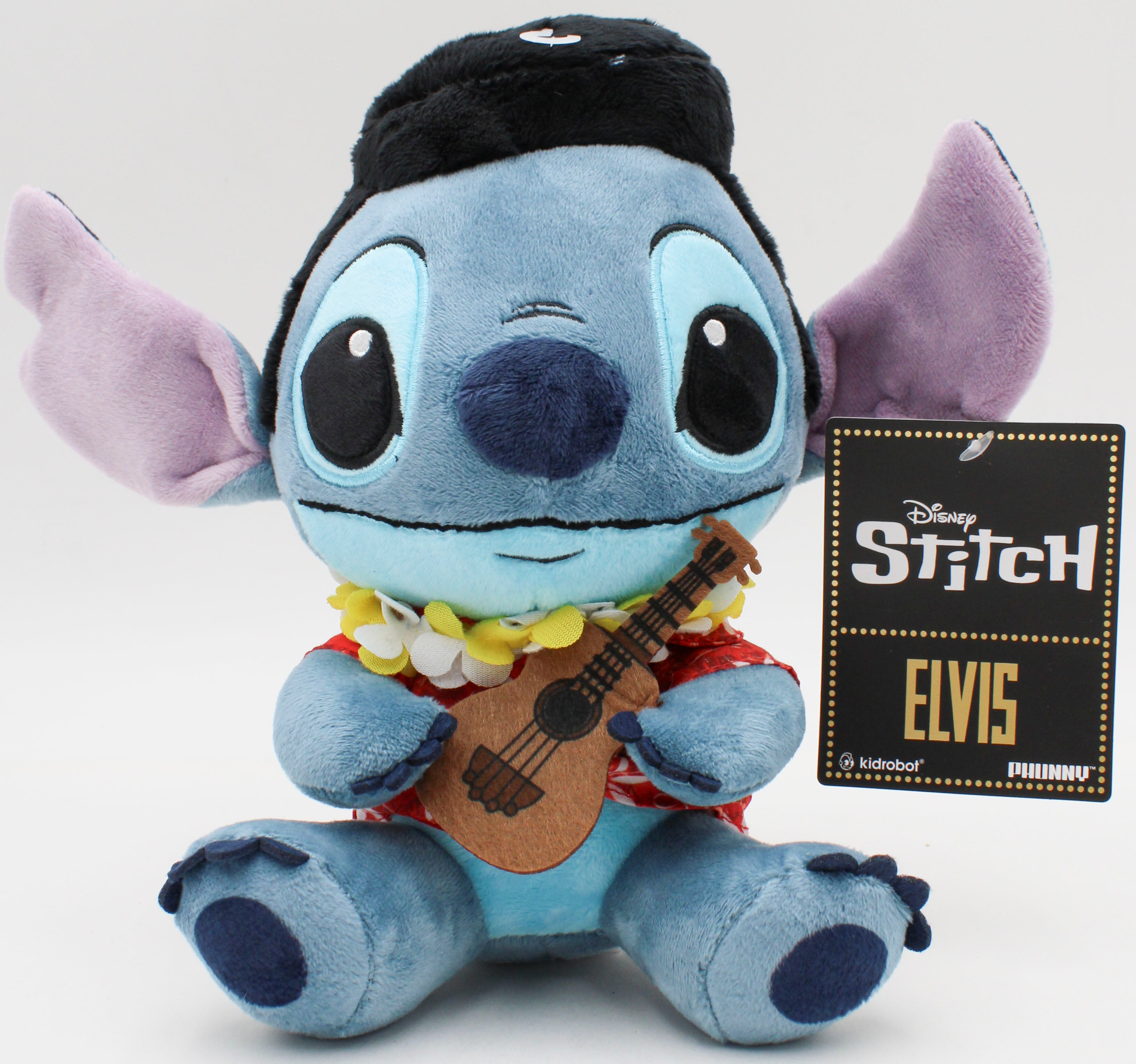 DISNEY LILO & STITCH 8" PLUSH ELVIS STITCH BLUE HAWAIIAN