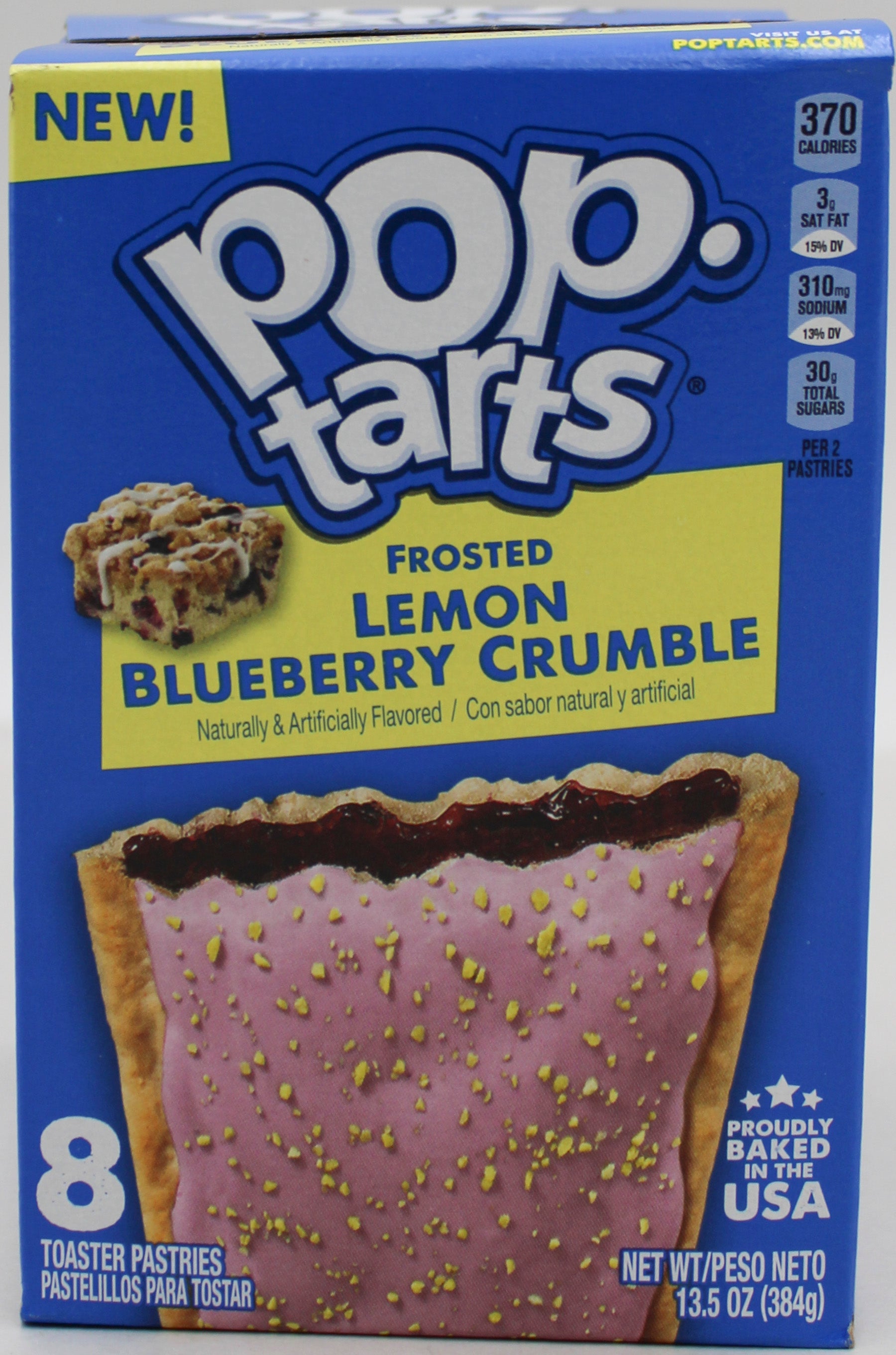 POP-TARTS LEMON BLUEBERRY 8CT 13.5 Oz BB 12/17/26 NI