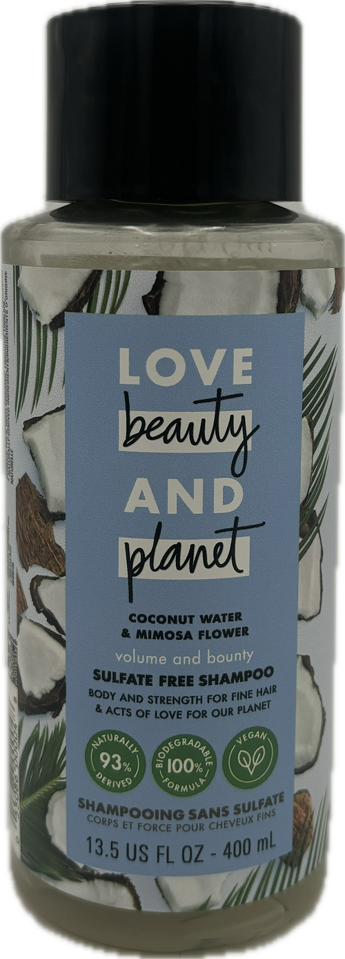 LOVE BEAUTY AND PLANET SHAMPOO 13.5oz COCONUT WATER&MIMOSA FLOWER