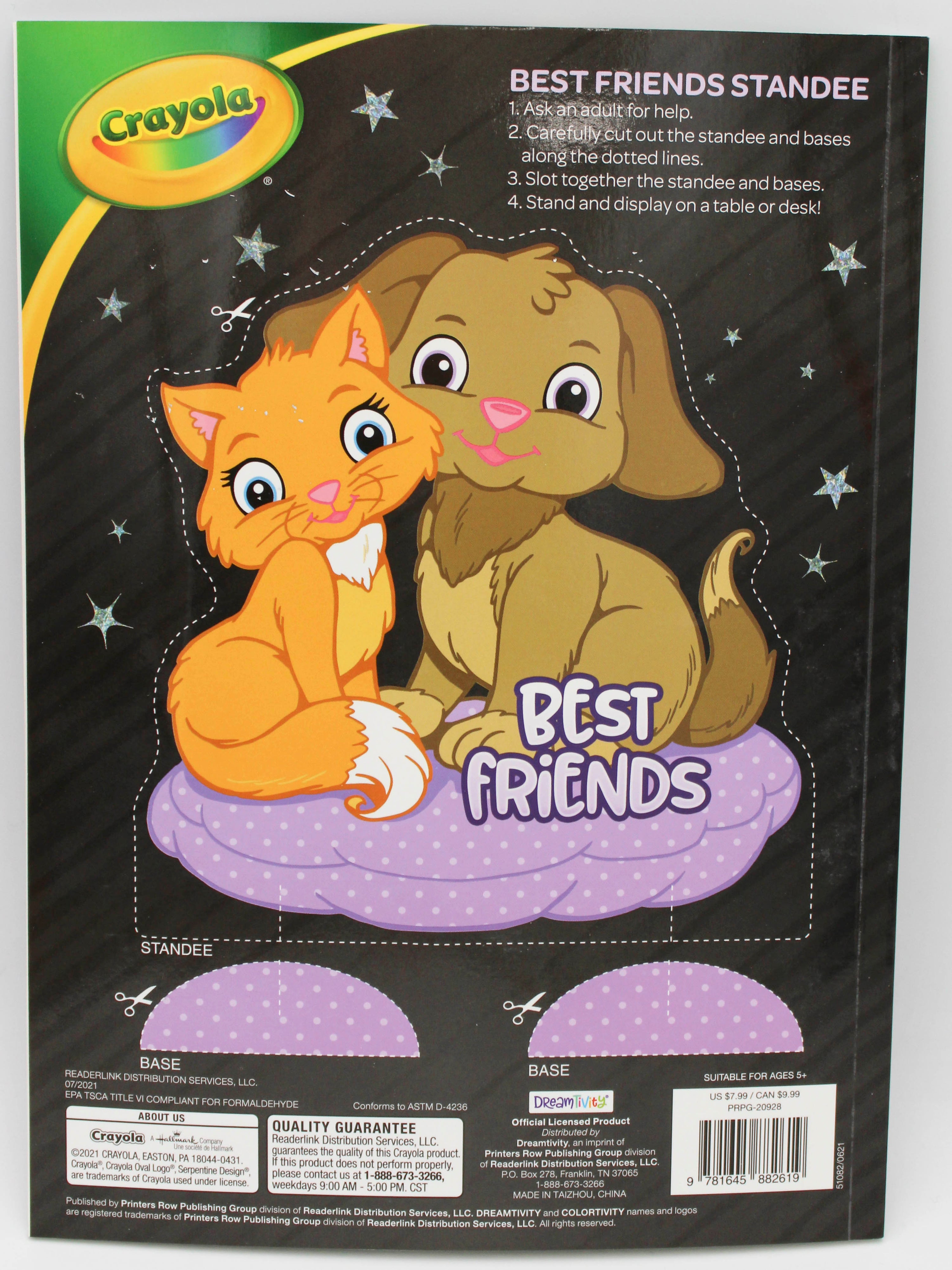 CRAYOLA COLOR & CRAFT SCRATCH-OFF: PUPPIES & KITTIES 24PG PP$7.99