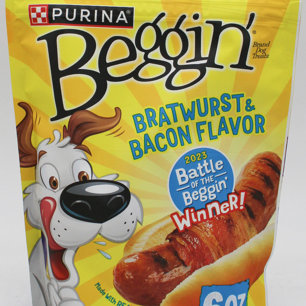 BEGGIN' BRATWURST & BACON 6oz. BEST BY 5/31/26 NI