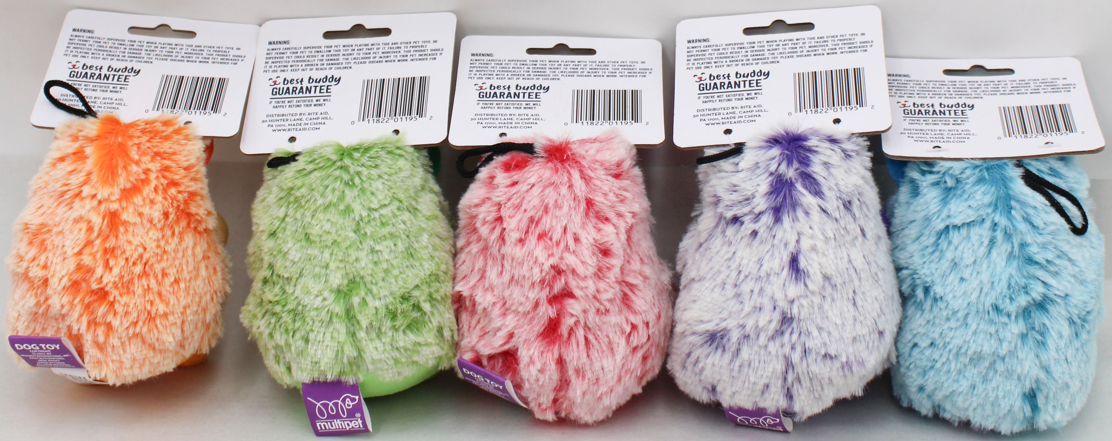 MULTIPET PAW TOWN HEDGEHOG DOG TOY - 4"
