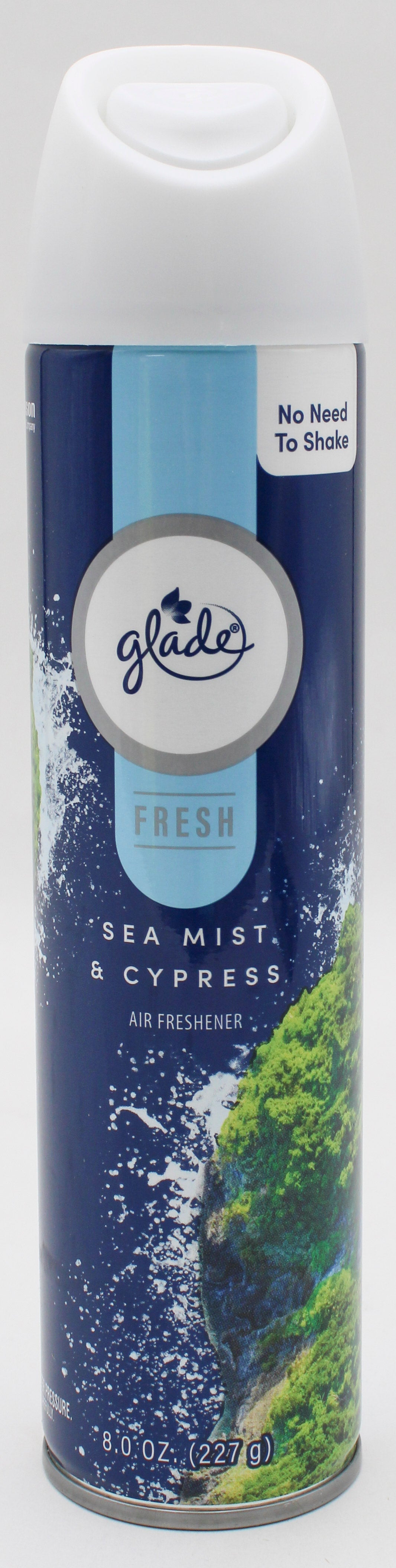 GLADE AEROSOL SPRAY FRESH SEA MIST & CYPRESS 8.0 oz. US