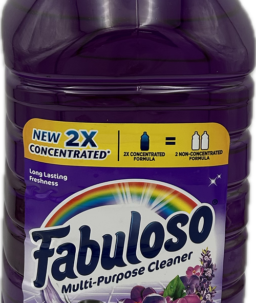 FABULOSO 2x CONCENTRATED MULTI PURPOSE CLEANER LAVENDER 210oz PALLET DISPLAY 126CT