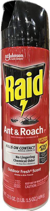 SP RAID ANT & ROACH 17.5oz-OUTDOOR FRESH SCENT