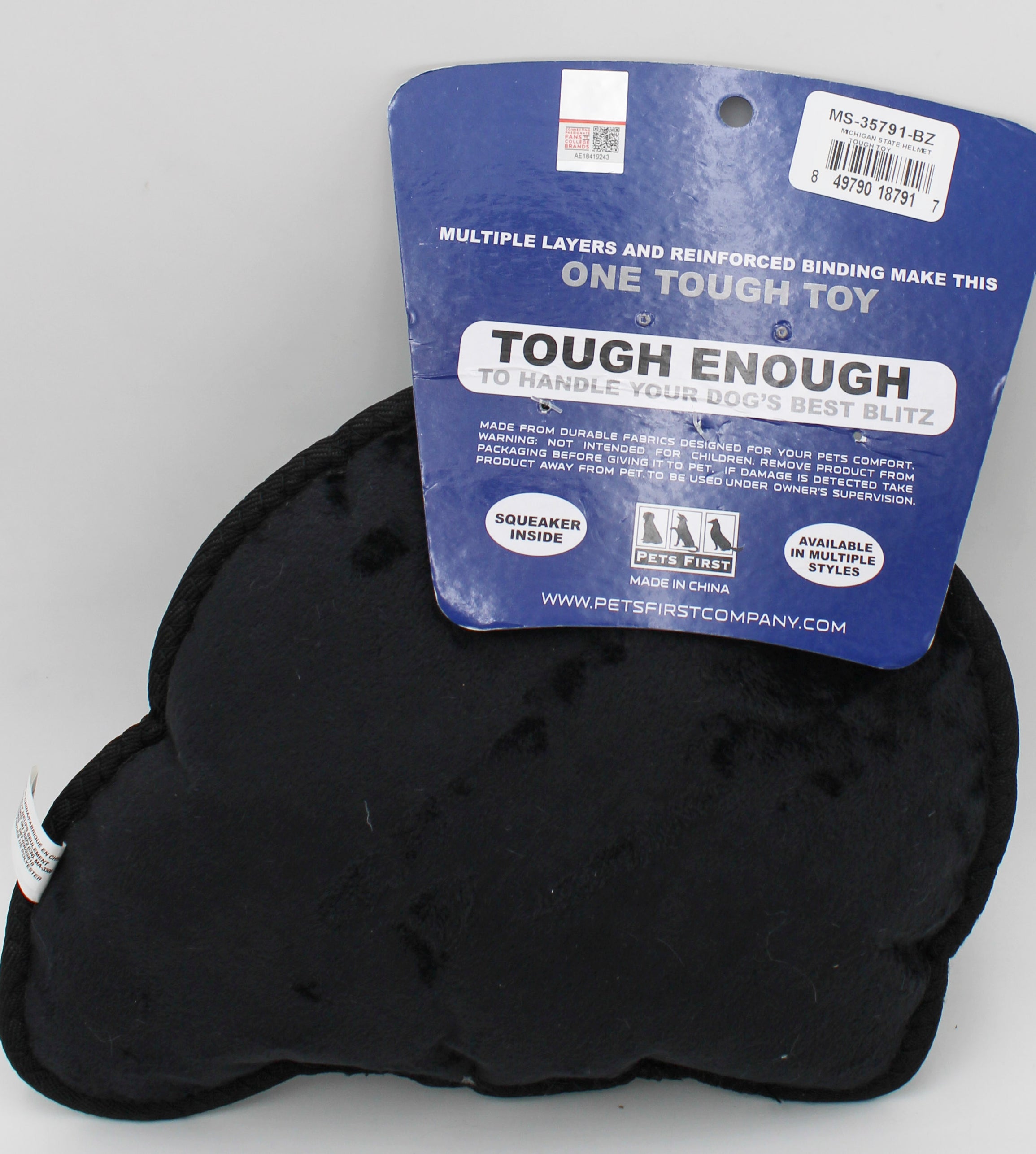 NCAA MICHIGAN STATE HELMET TOUGH DOG TOY NI