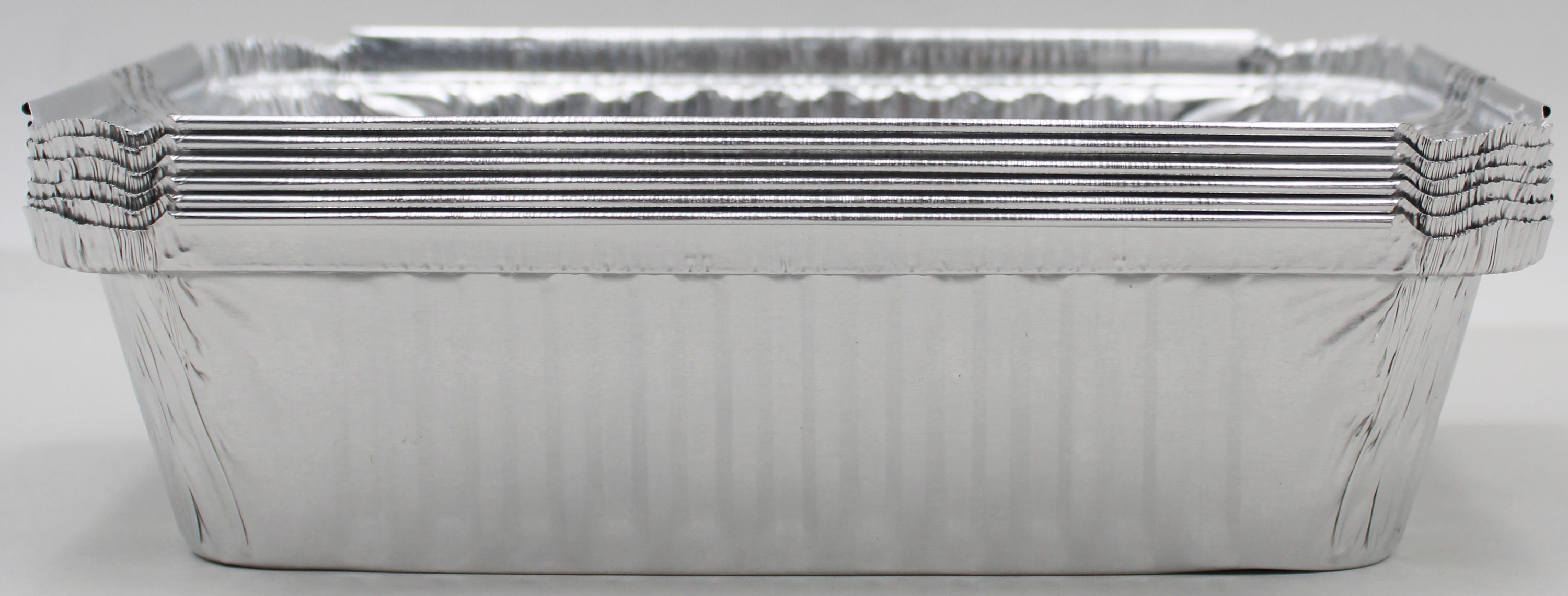 6-Pack Aluminum Oblong Pans for Catering & Resale