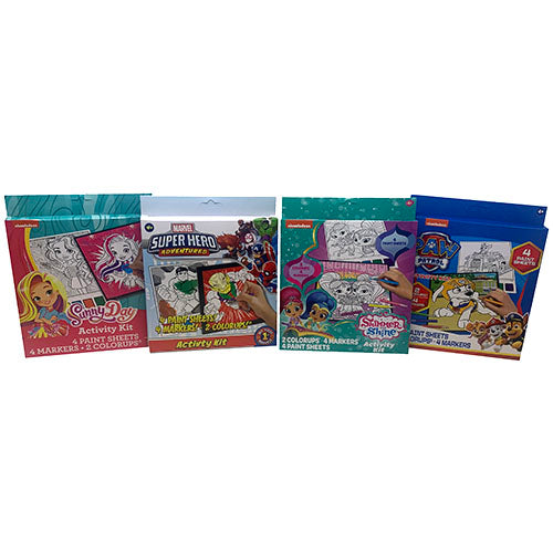 COLOR/PAINT ACTVTY KIT-LICENSED AST