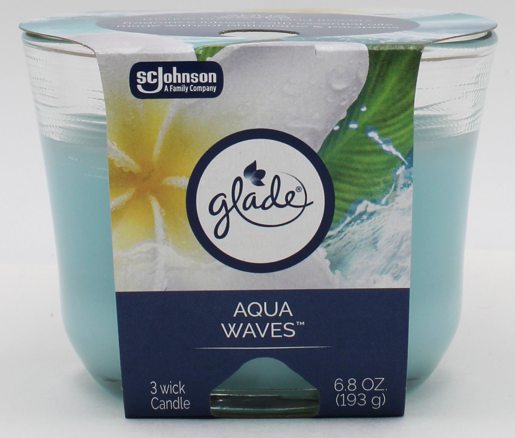 GLADE CANDLE AQUA WAVES 6.8OZ