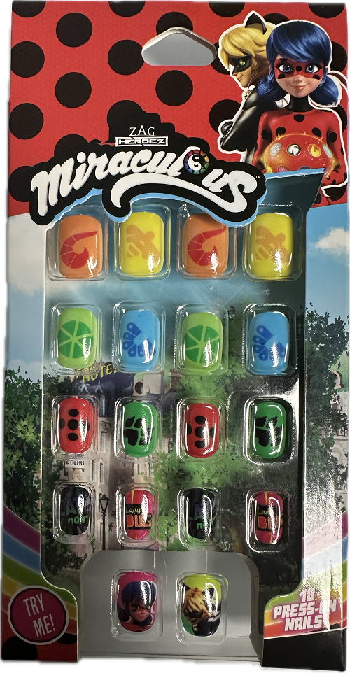 MIRACULOUS 18PCS PRESS ON NAILS