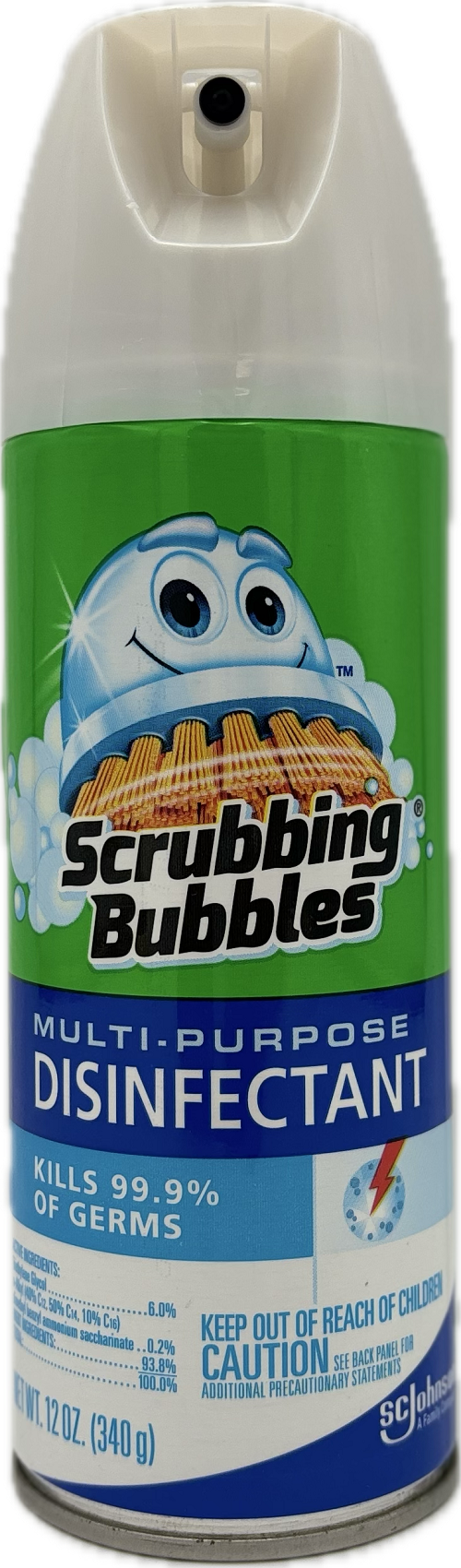 SCRUBBING BUBBLES MULTI PURPOSE DISINFECTANT 12oz.