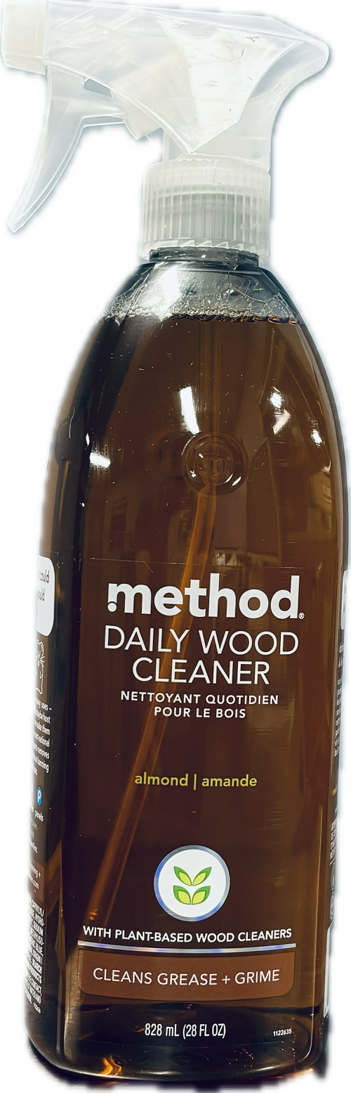 METHOD DAILY WOOD CLEANER 28oz ALMOND   NA.