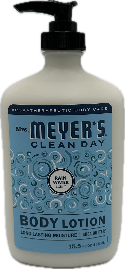 MRS MEYERS BODY LOTION 15.5oz RAIN WATER US