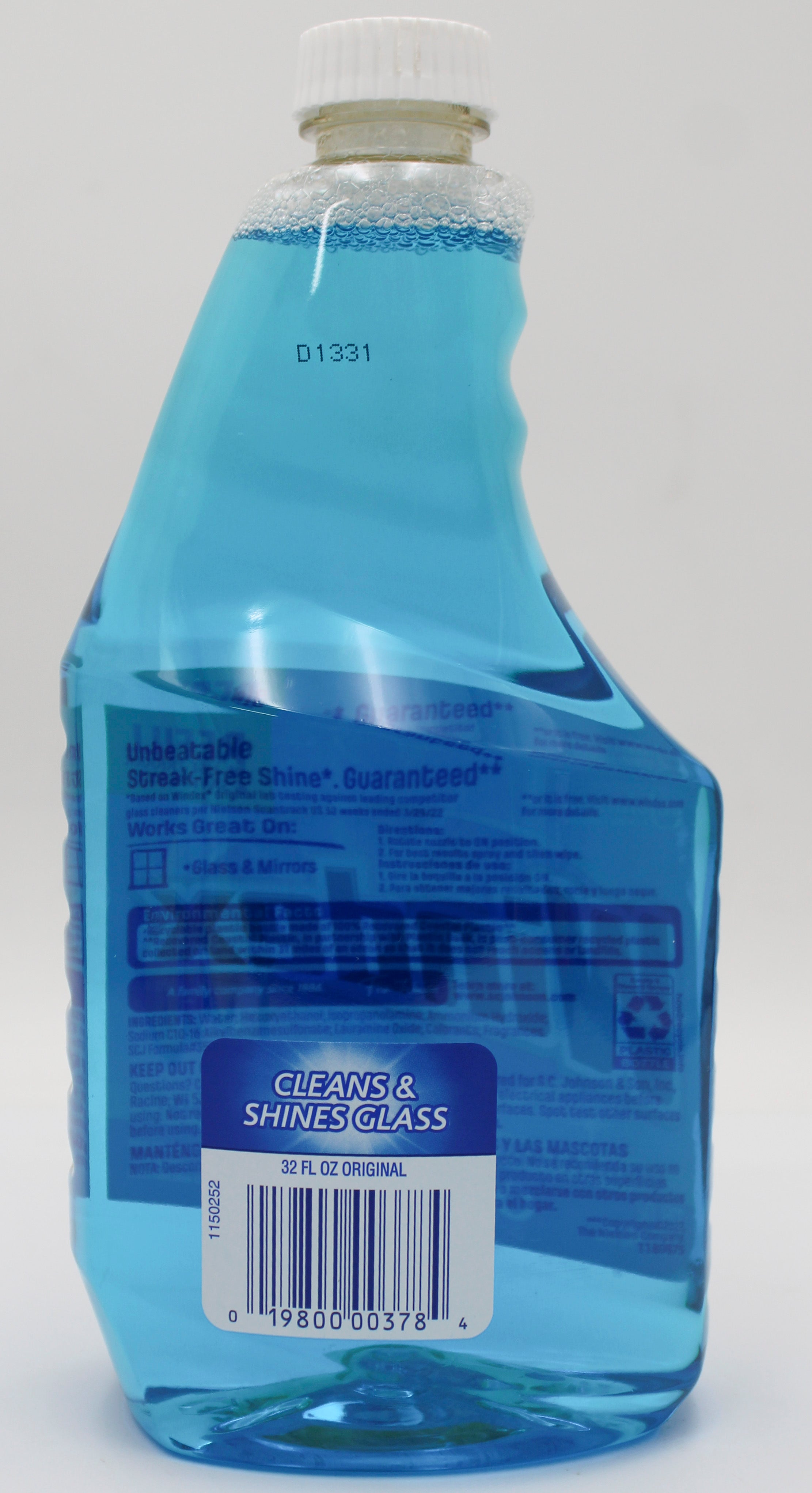 WINDEX ORIGINAL BLUE GLASS CLEANER REFILL 32oz US