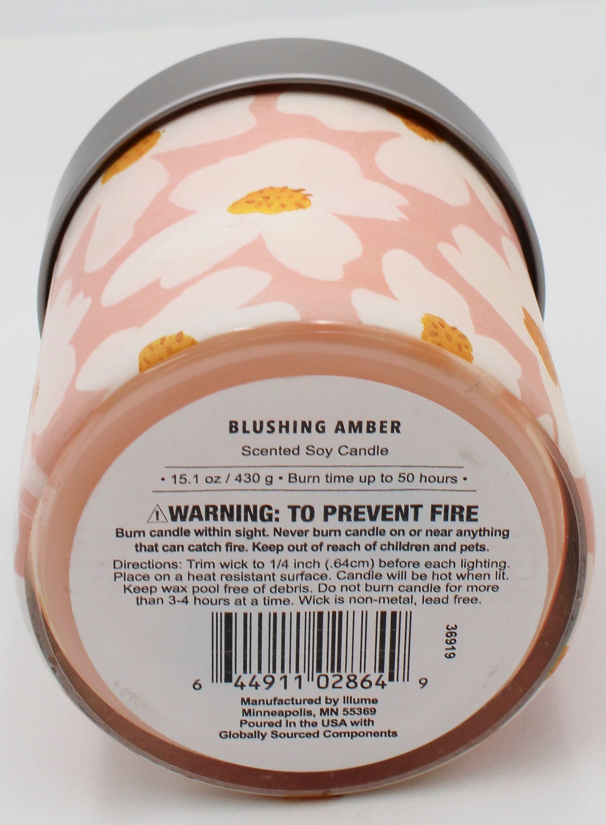 SIGNATURE SOY JAR CANDLE BLUSHING AMBER 15.1oz