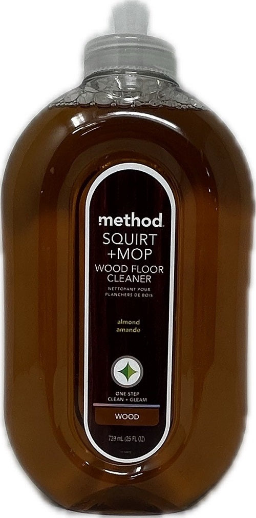 SP METHOD SQUIRT + MOP WOOD FLOOR CLEANER ALMOND 25oz