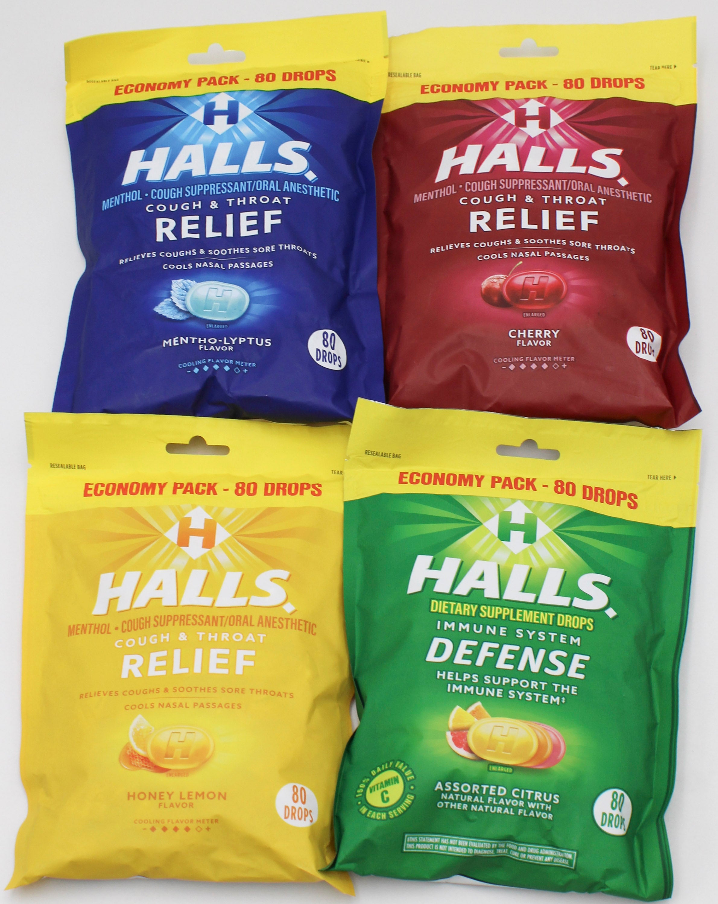 HALLS ECO BAG BASE/DEF 48 CT 11/30/26