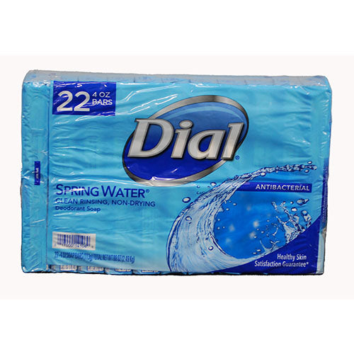 DIAL ANTIBACTERIAL BAR SOAP 240CT DISPLAY 4OZ-22PK SPRING WATER