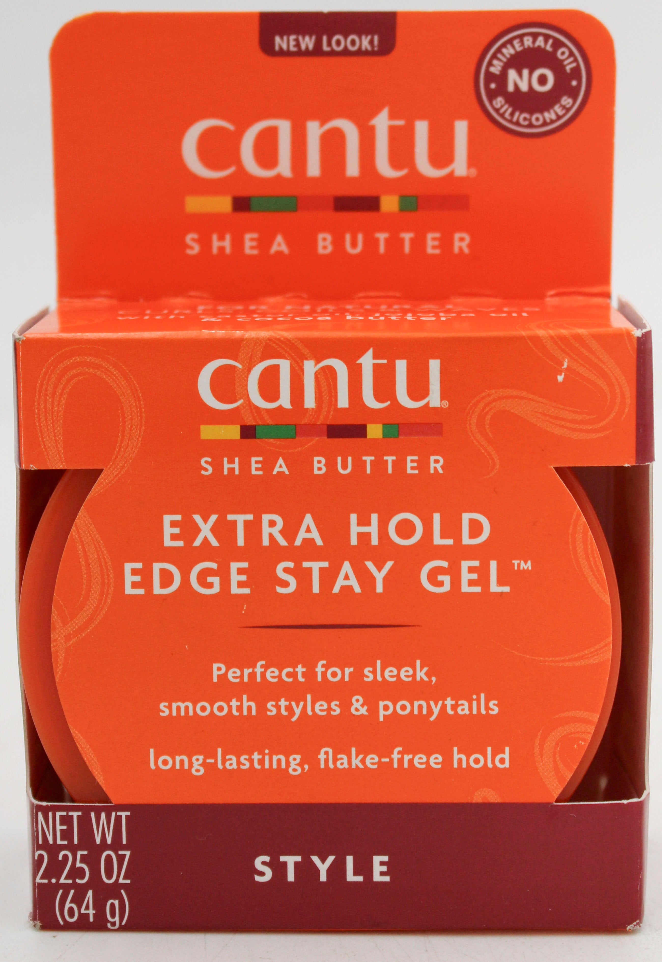 SP CANTU EXTRA HOLD EDGE STAY GEL 2.25oz SHEA BUTTER NI