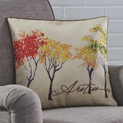 AUTUMN TREES 18" PILLOW COVER