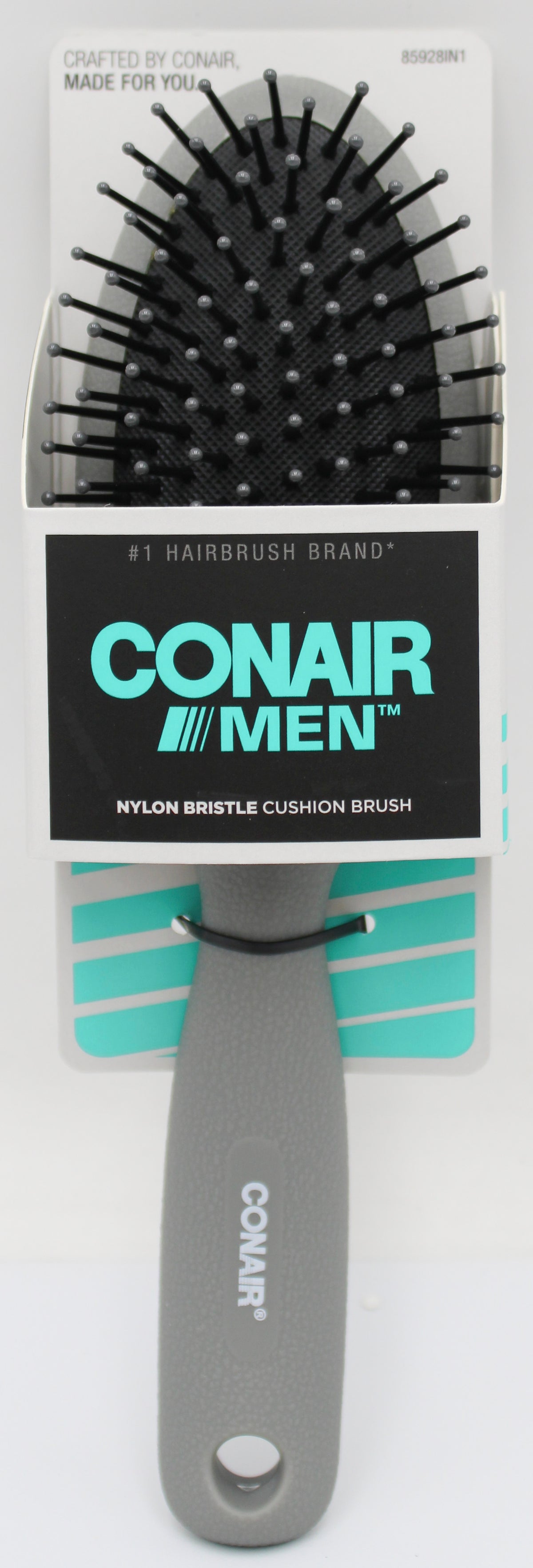 CONAIR MAN CUSHION BRUSH GRAY NI