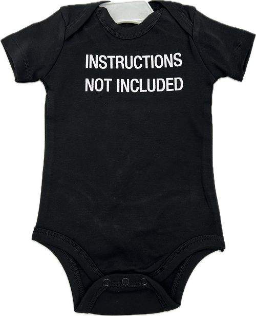 NOT INCLUDED ONESIE 3-6 MONTHS