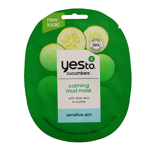 YESTO CUCUMBER MUD MASK (SENSITIVE SKIN) SINGLE USE EXP 5/31/24