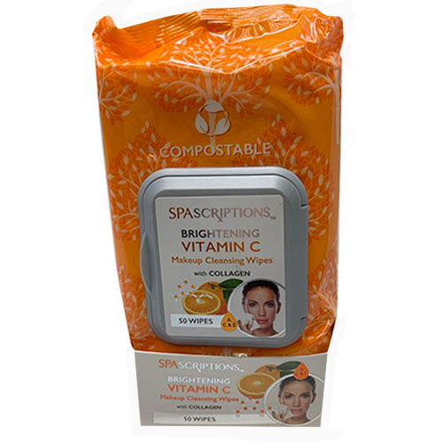 Makeup Cleansing Wipes Vitamin C 50ct Pack