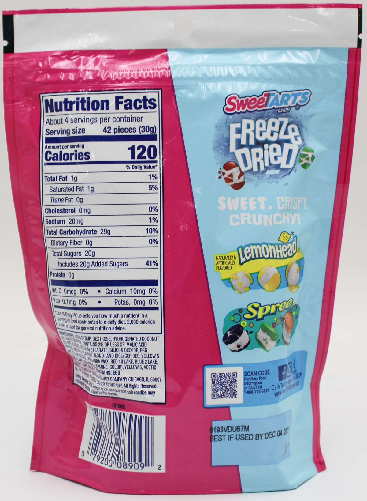 SWEET TART FREEZE DRIED 4 OZ BB 12/4/27
