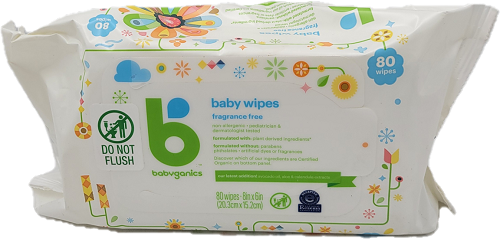 BABYGANICS BABY WIPES 80ct US