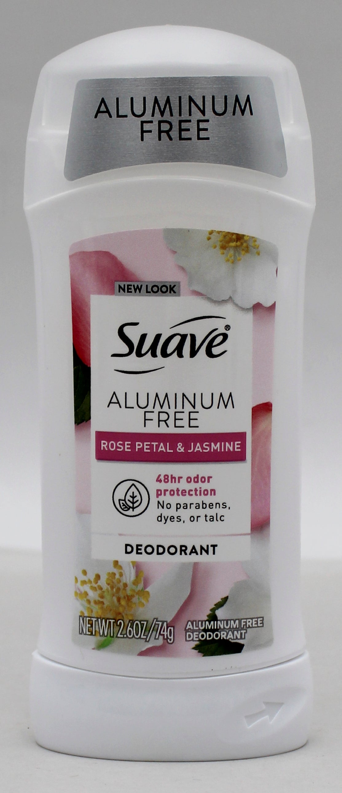 SUAVE DEODORANT ROSE PETAL & JASMINE  2.6oz