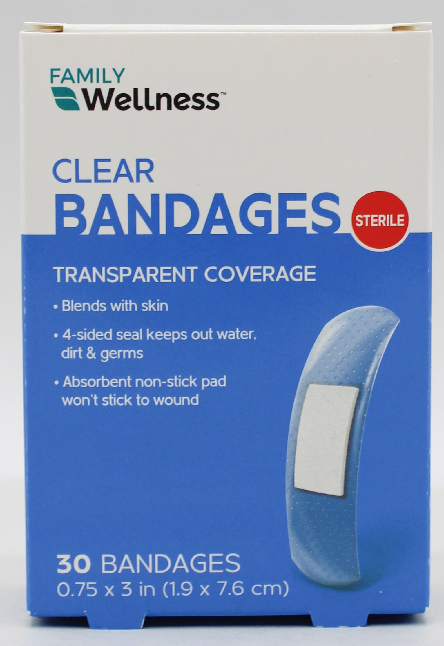 CLEAR BANDAGES 30CT