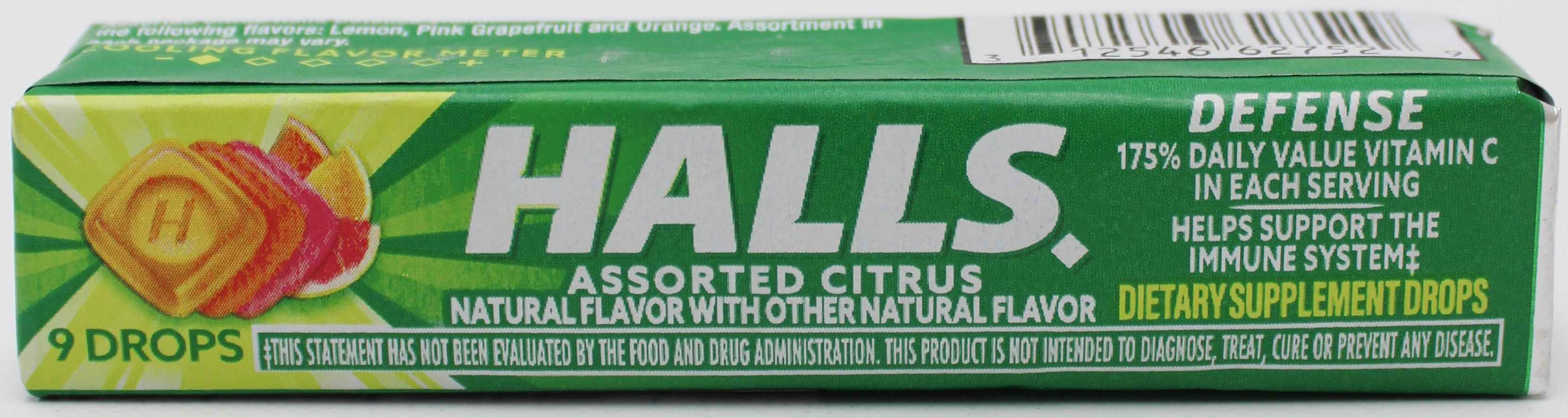 HALLS DEFENSE 9PC ASSORTED CITRUS EXP 5/1/27
