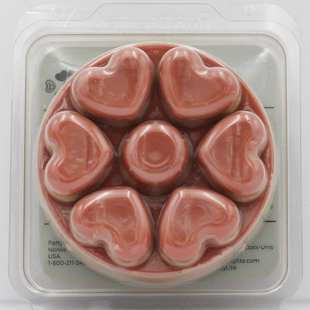 PARTYLITE CINNAMON WOODS SCENT PLUS HEART MELTS 3.2oz
