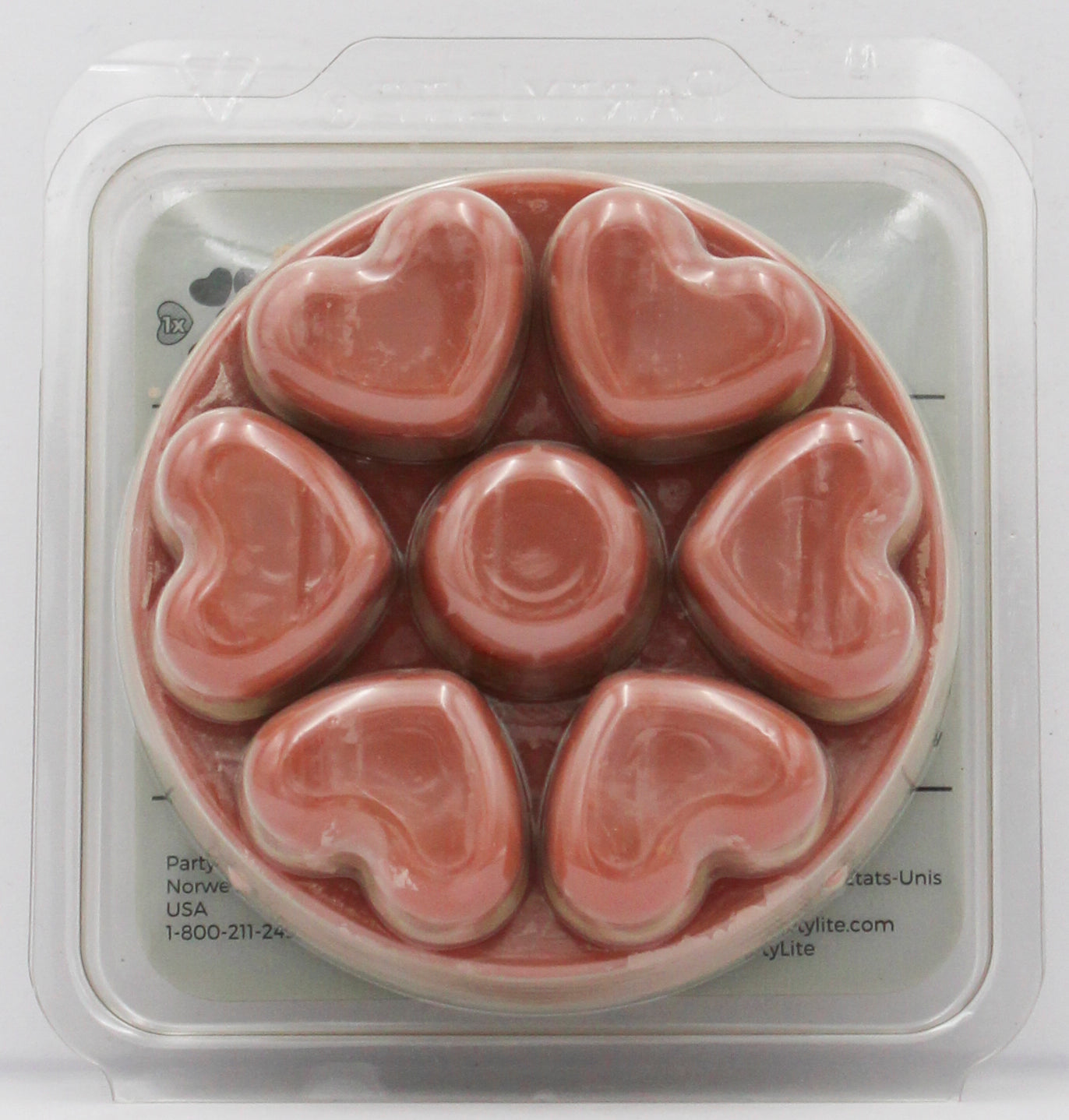 PARTYLITE CINNAMON WOODS SCENT PLUS HEART MELTS 3.2oz