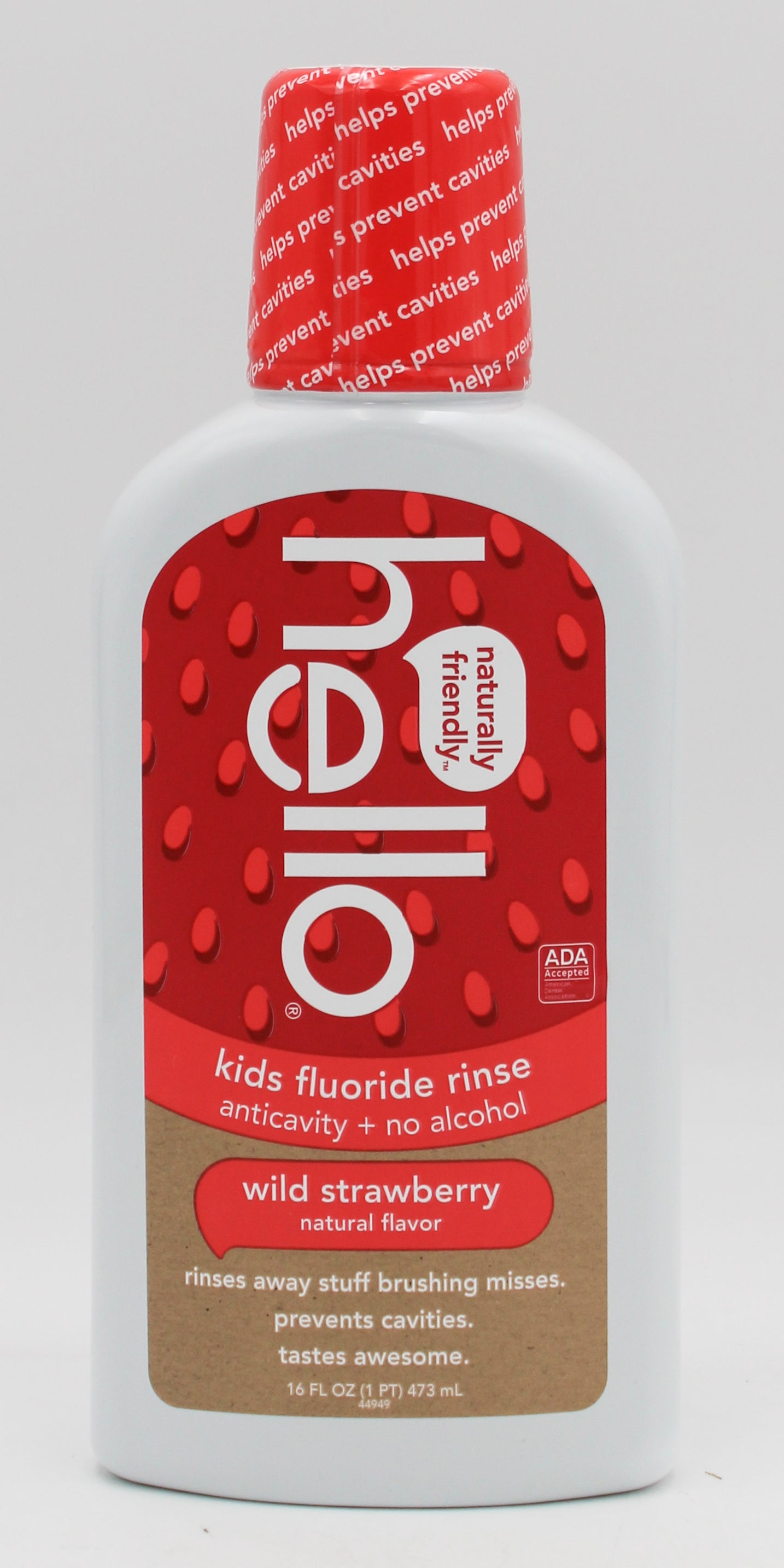HELLO STRAWBERRY MOUTHWASH 16oz NI