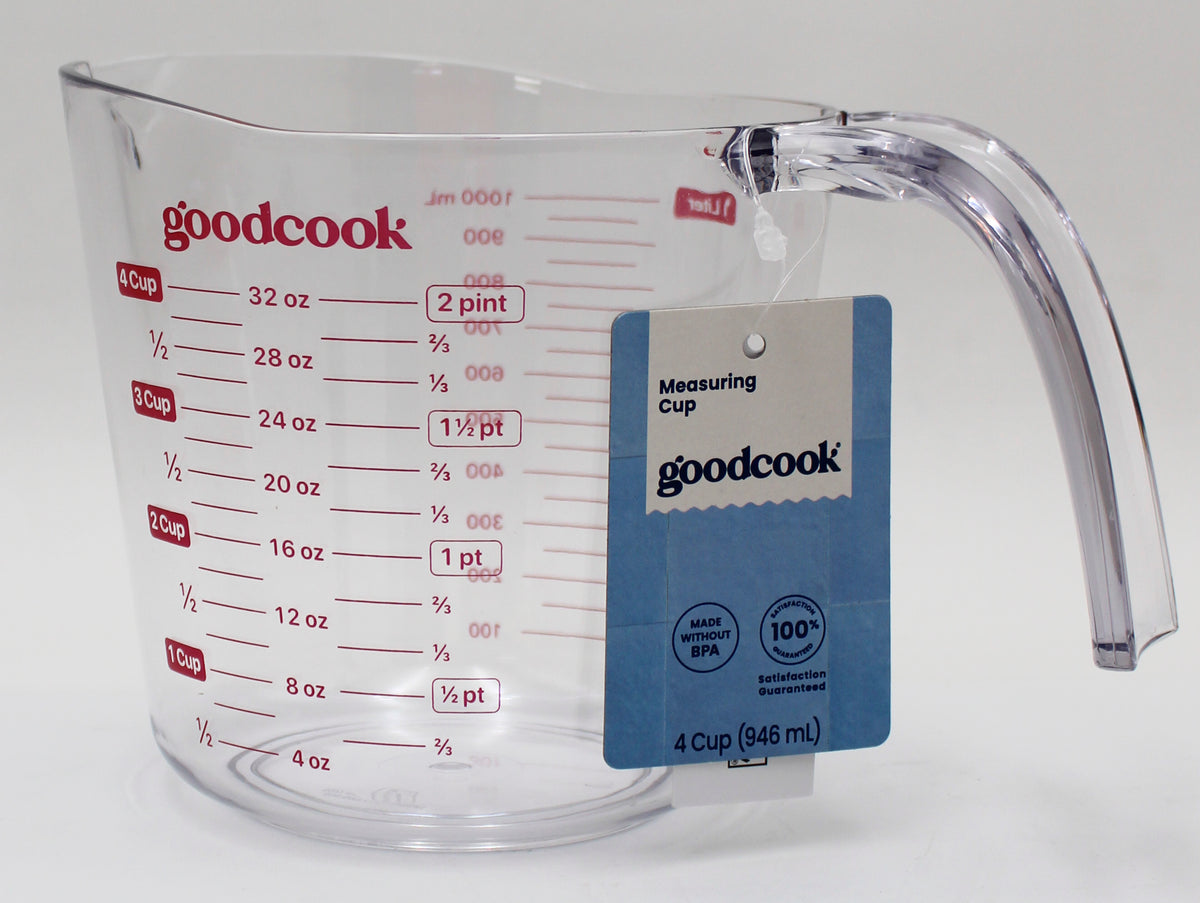 4 CUP GOOD COOK PLASTIC MEASURING CUP
