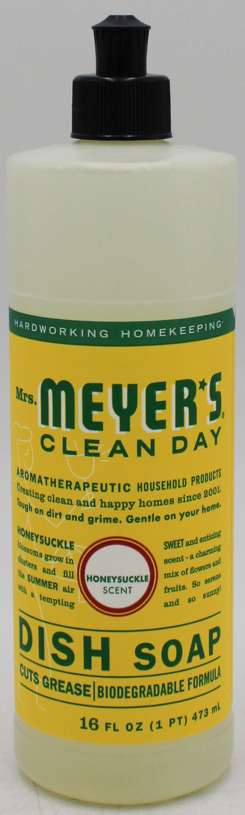SP MRS MEYER'S DISH SOAP 16oz HONEYSUCKLE SCENT