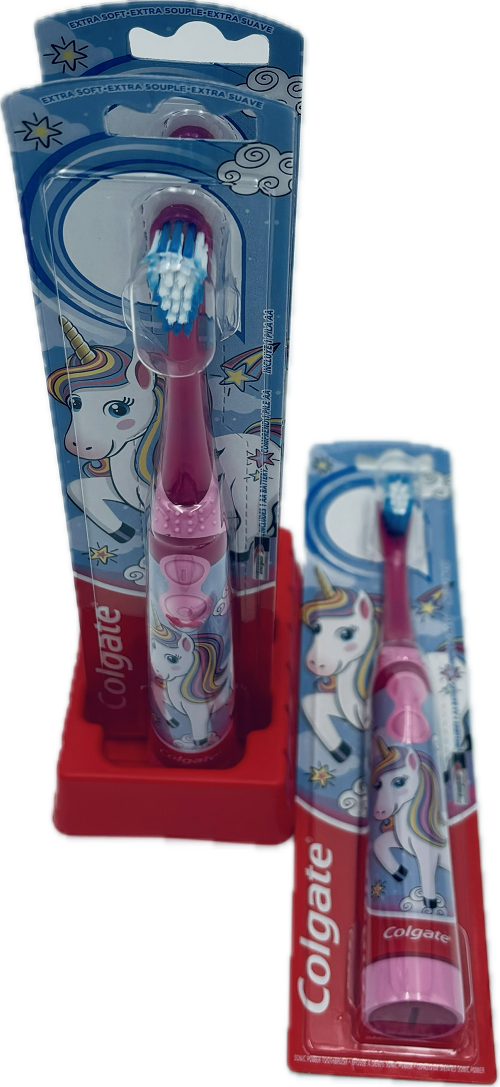 COLGATE KIDS PAWERED TOOTHBRUSH UNICORN EXTRA SOFT (W/1 AA BATTERY) NI