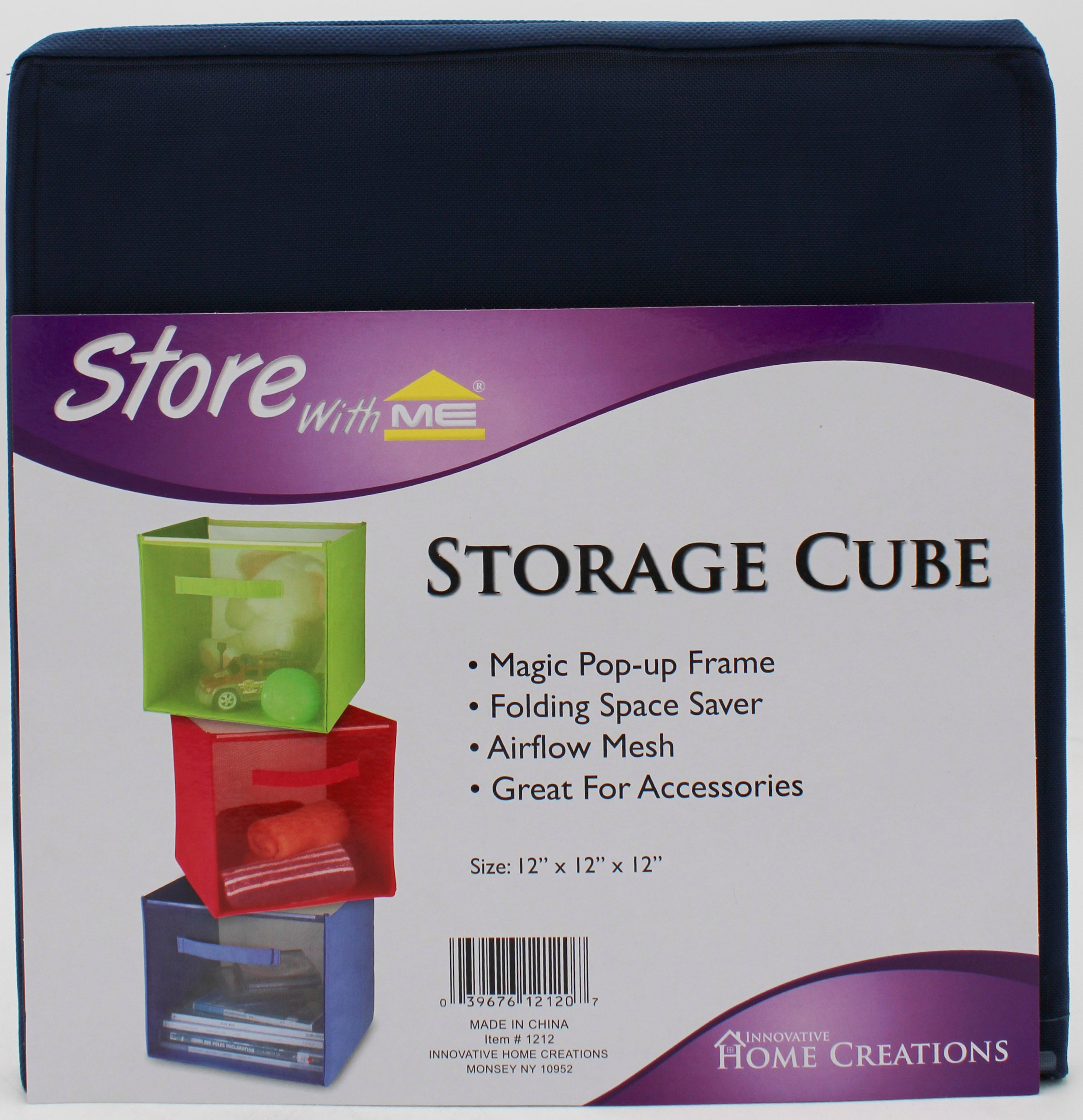 12'' STORAGE CUBES ASST