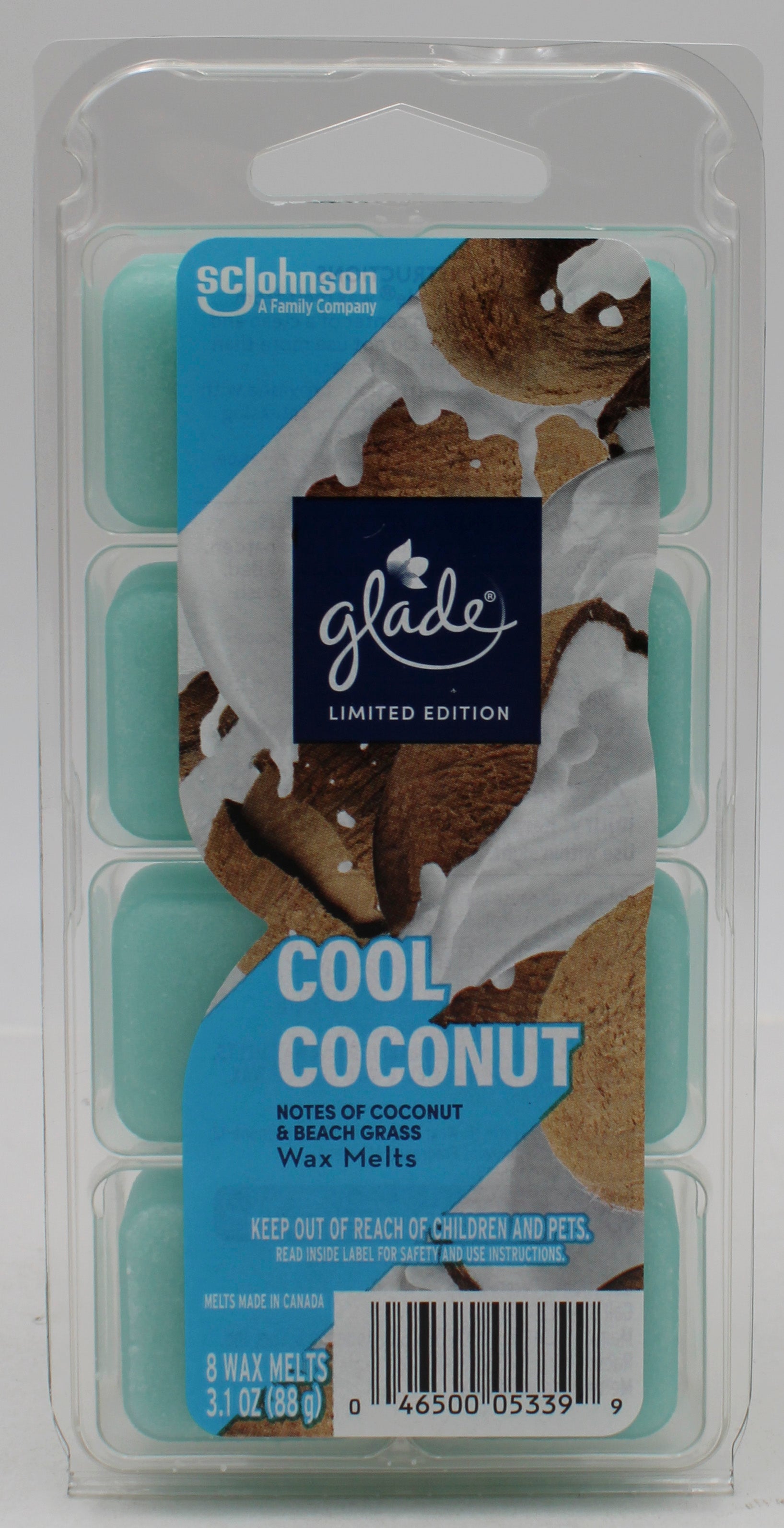 GLADE WAX MELTS COOL COCONUT 3.1oz US