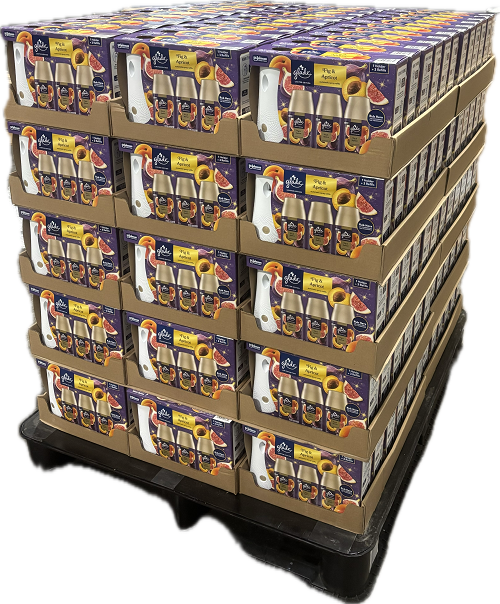 GLADE AUTOMATIC SPRAY KIT FIG & APRICOT 1 SPRAYER + 3 REFILLS 6.2oz US