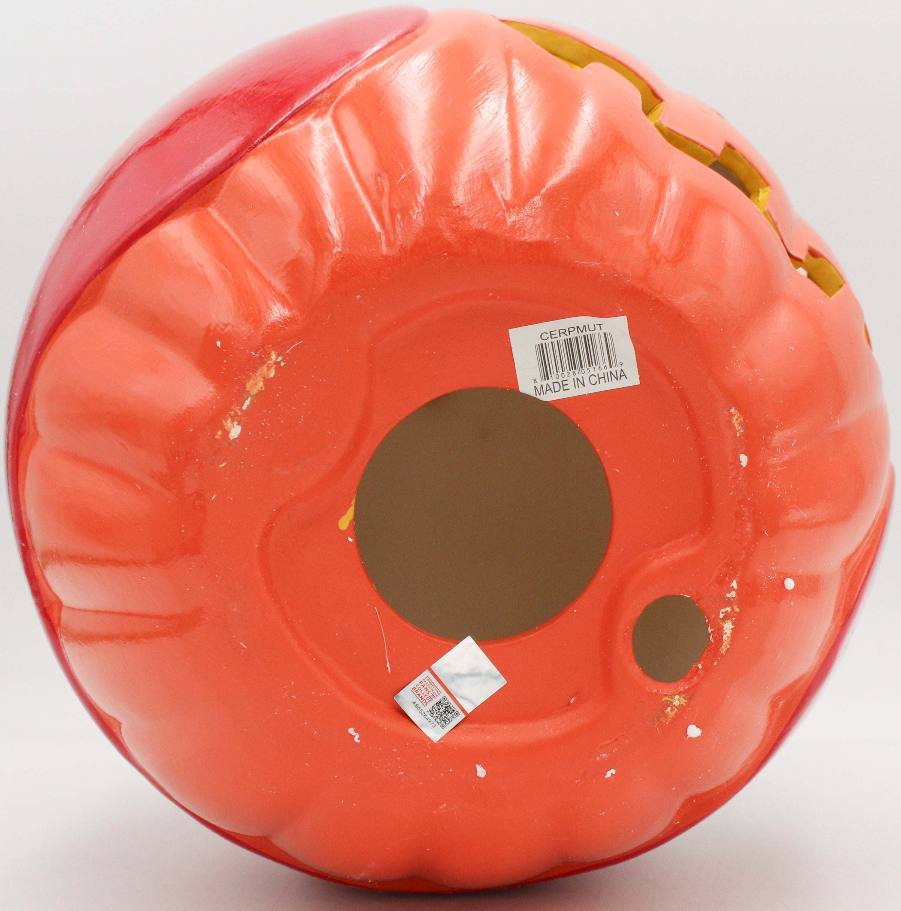 NEW ENGLAND PATRIOTS CERAMIC PUMPKIN HELMET 10"