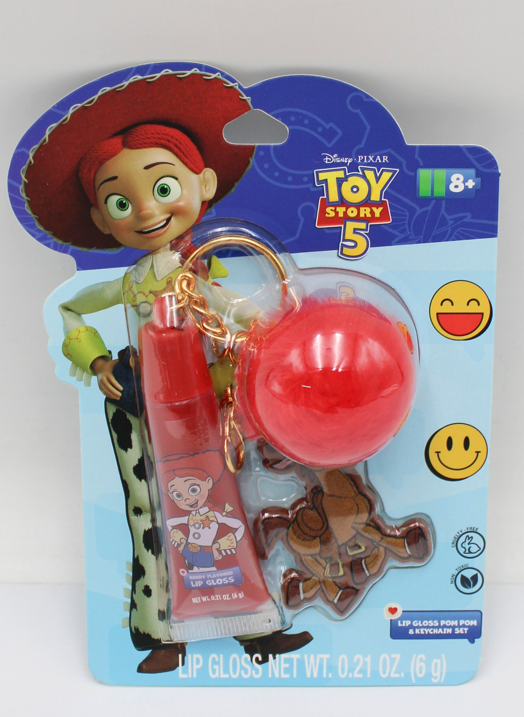 DISNEY TOY STORY 5 LIP GLOSS KEY CHAIN JESSIE NI
