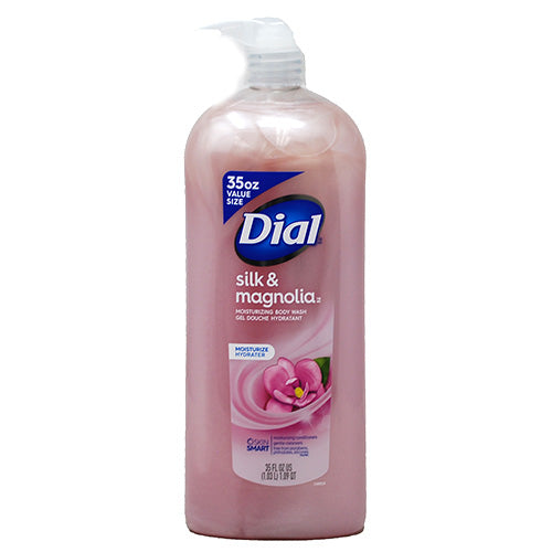 DIAL BODYWASH 35oz-SILK & MAGNOLIA.
