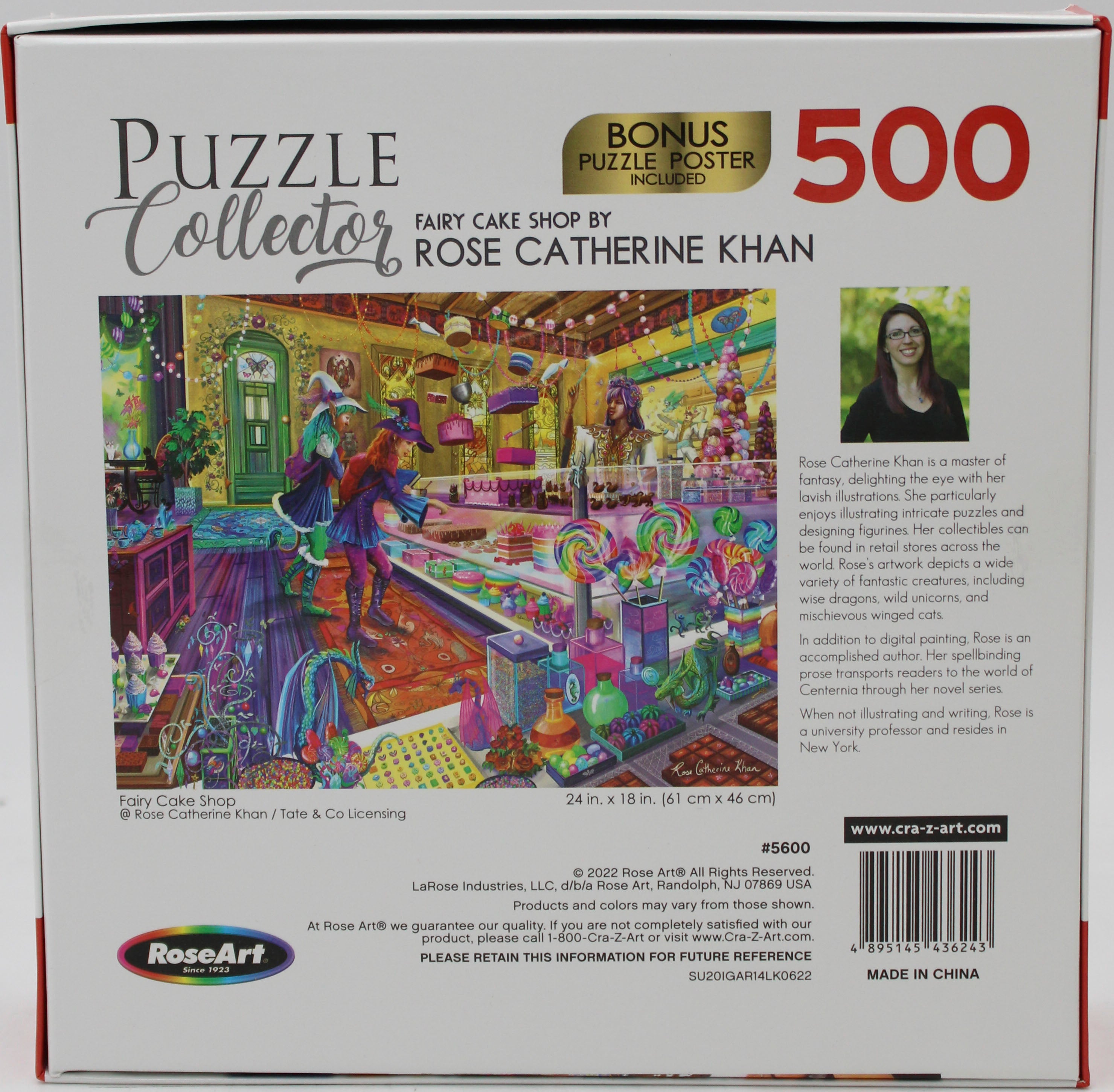 CRA-Z-ART PUZZLE COLLECTOR FAIRY CAKE SHOP 500PC