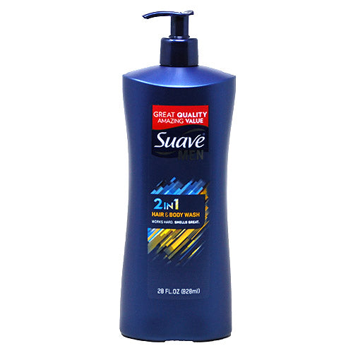 SUAVE MEN 2in1 HAIR BODYWASH 28oz