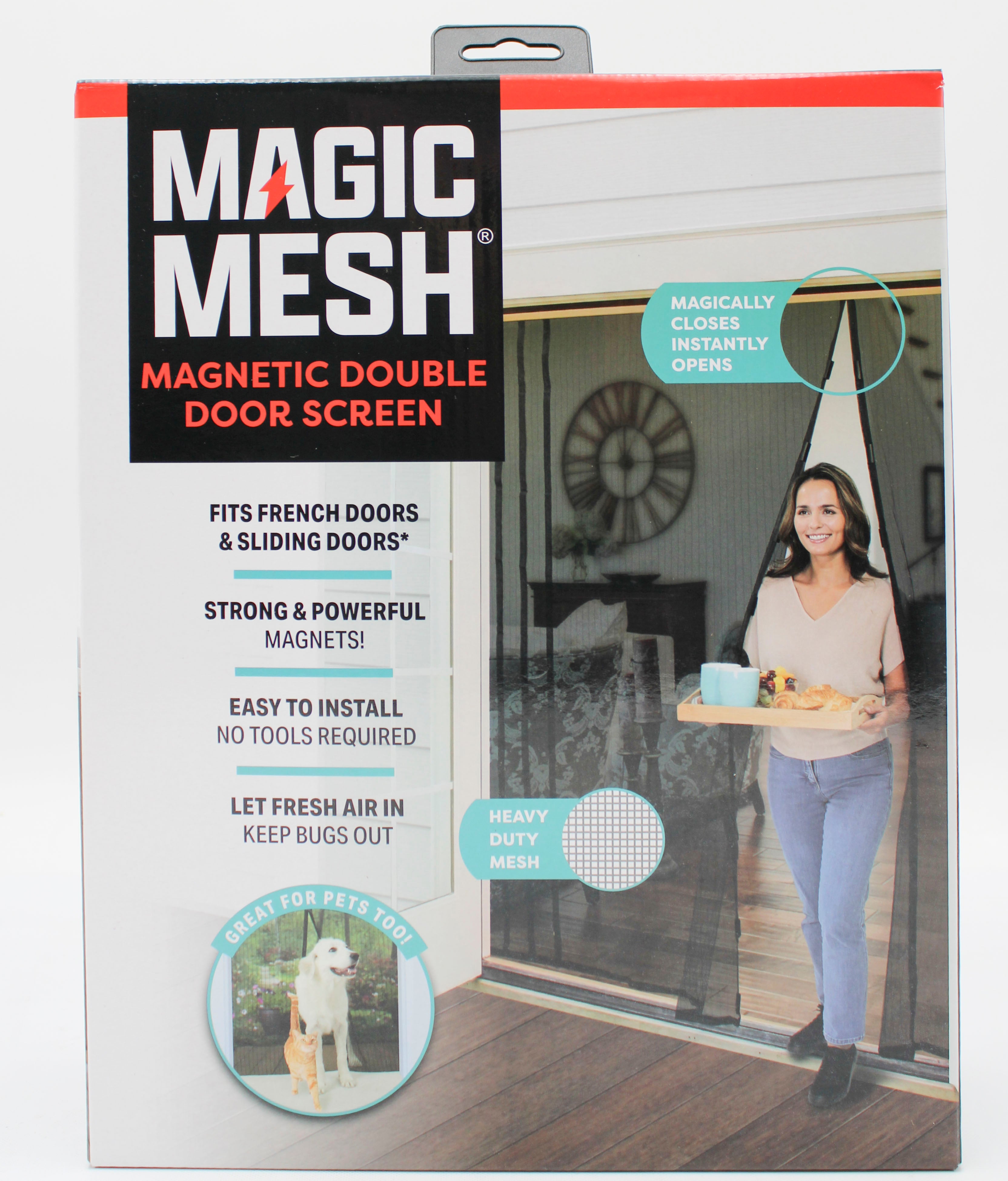 MAGIC MESH DOUBLE DOOR HANDS FREE SCREEN NI
