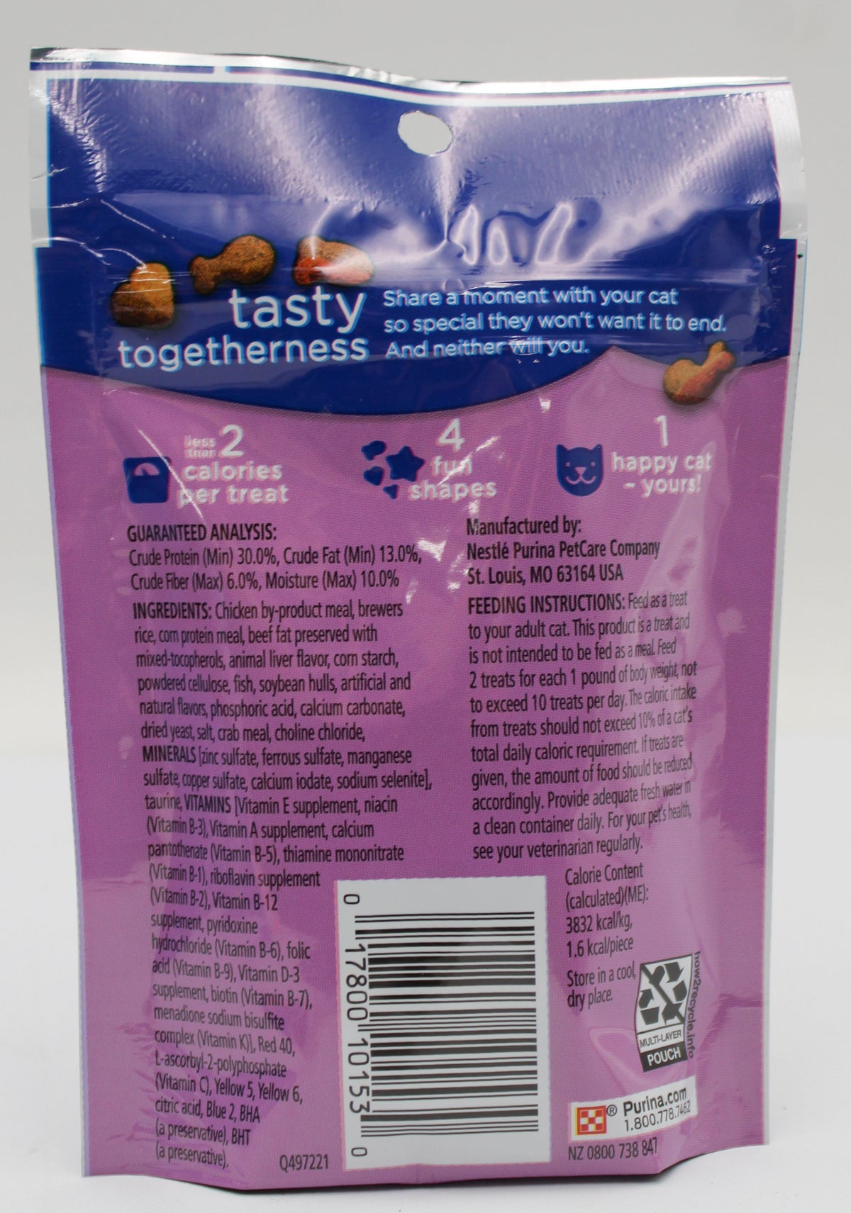 PURINA WHISKER LICKIN CHICKEN & SEAFOOD CAT TREATS 1.7oz. BB 2/28/27 NI